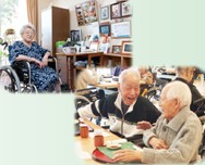 ご利用者が談笑する様子